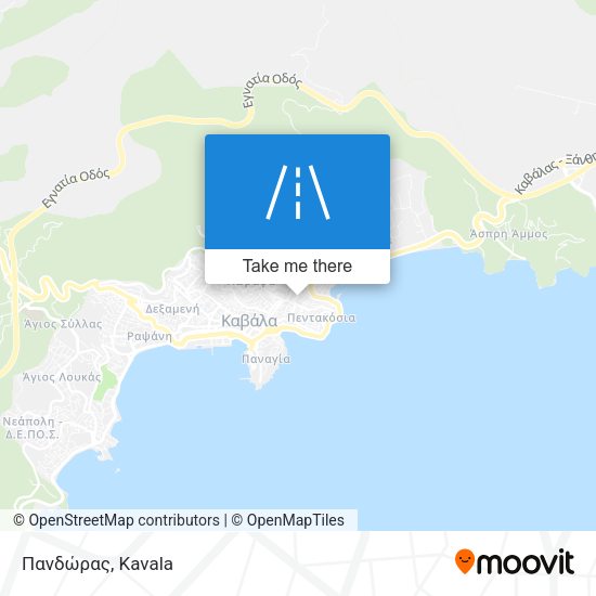 Πανδώρας map