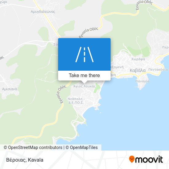 Βέροιας map