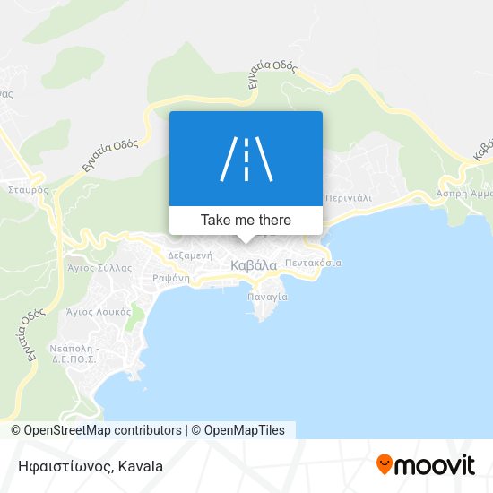 Ηφαιστίωνος map