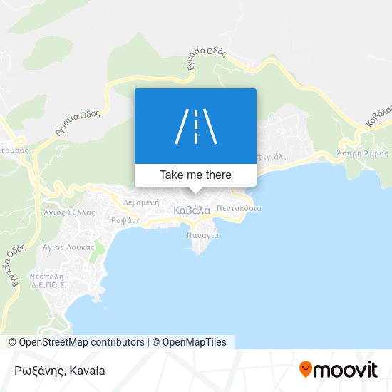 Ρωξάνης map