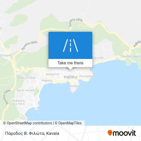Πάροδος Β. Φιλώτα map