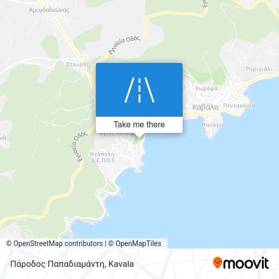 Πάροδος Παπαδιαμάντη map