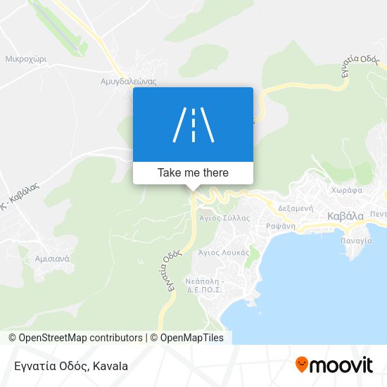 Εγνατία Οδός map