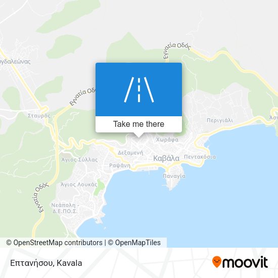 Επτανήσου map