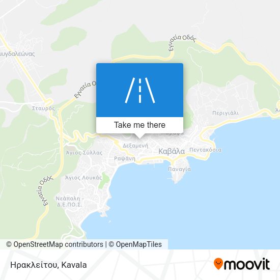 Ηρακλείτου map
