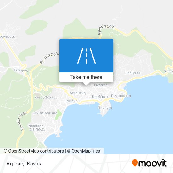 Λητούς map