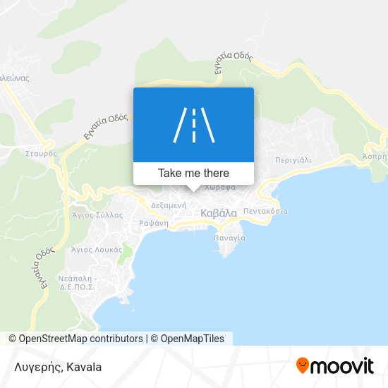 Λυγερής map