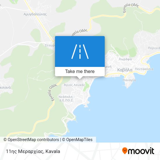 11ης Μεραρχίας map