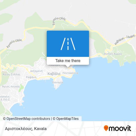 Αριστοκλέους map