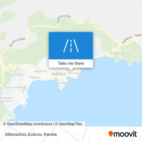 Αθανασίου Διάκου map