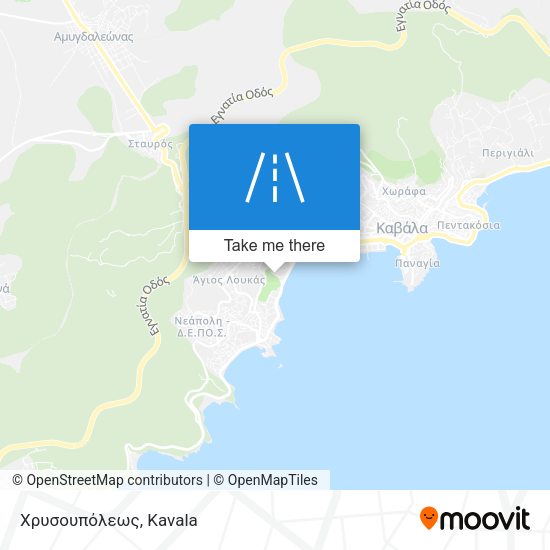 Χρυσουπόλεως map