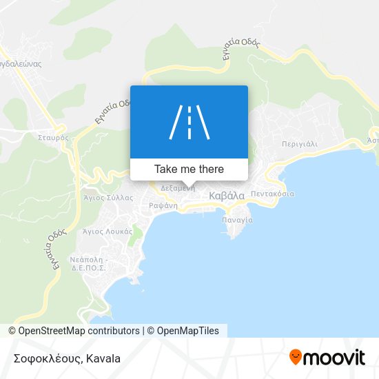 Σοφοκλέους map