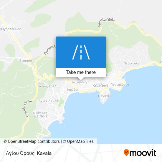 Αγίου Όρους map