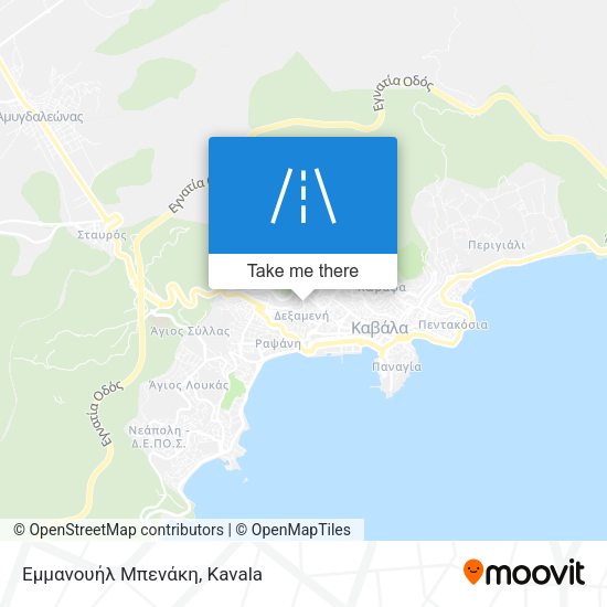 Εμμανουήλ Μπενάκη map
