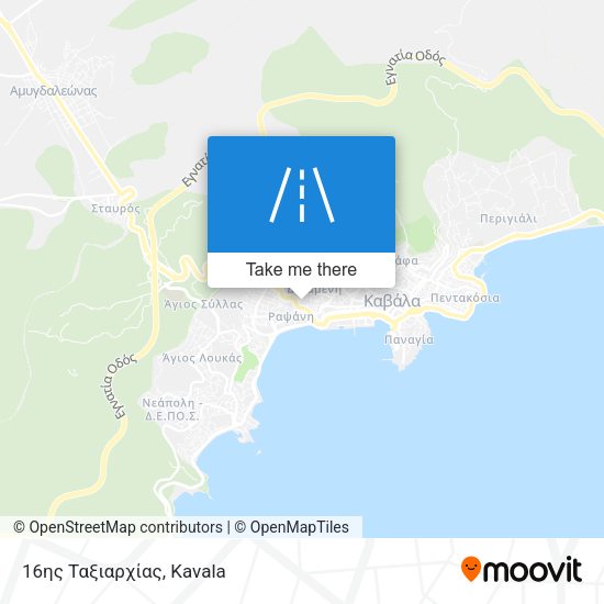 16ης Ταξιαρχίας map