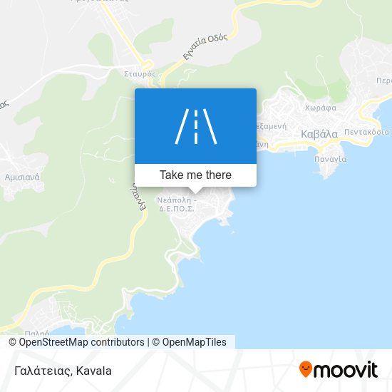 Γαλάτειας map