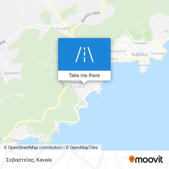 Σεβαστείας map