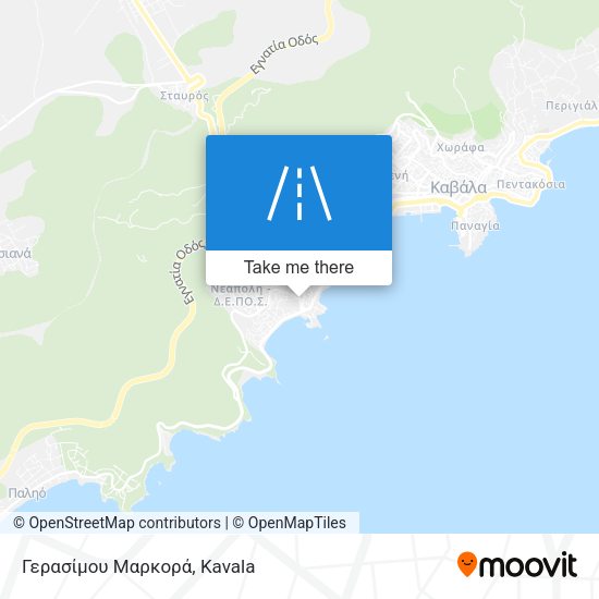 Γερασίμου Μαρκορά map