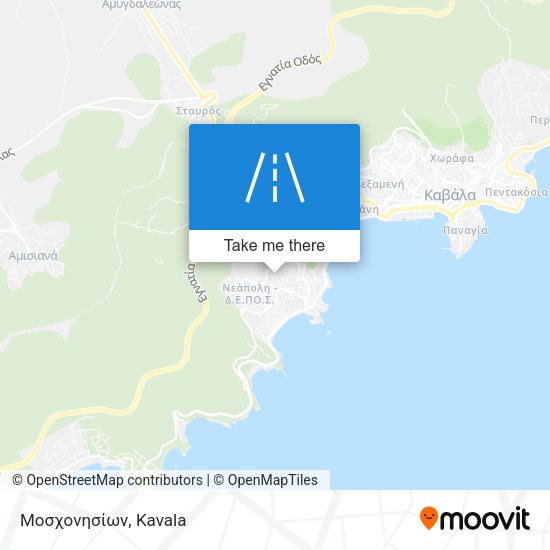 Mοσχονησίων map