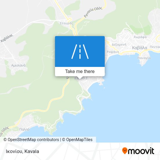 Ικονίου map