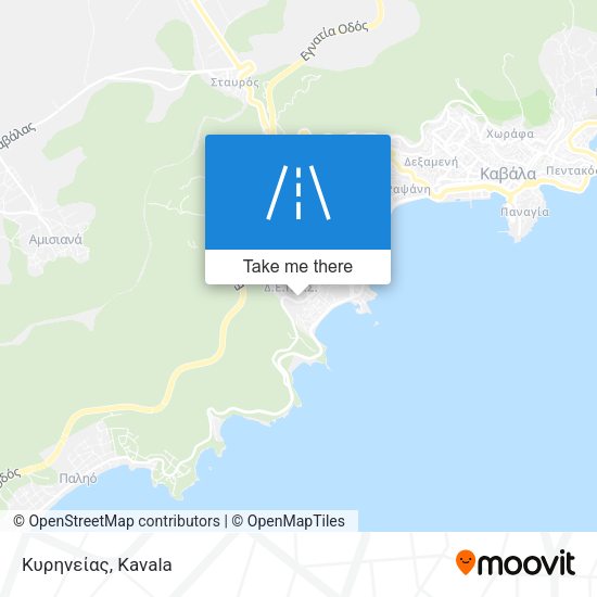 Κυρηνείας map