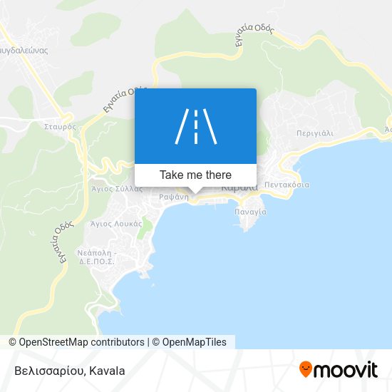 Βελισσαρίου map