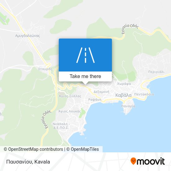 Παυσανίου map