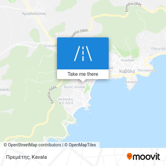Πρεμέτης map