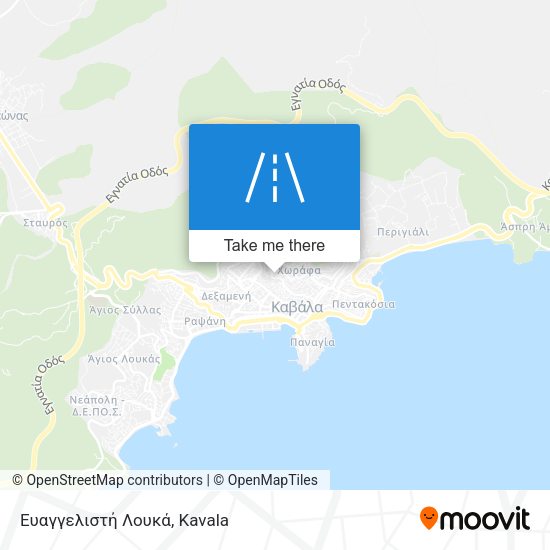 Ευαγγελιστή Λουκά map