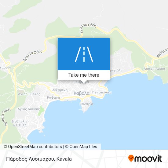 Πάροδος Λυσιμάχου map