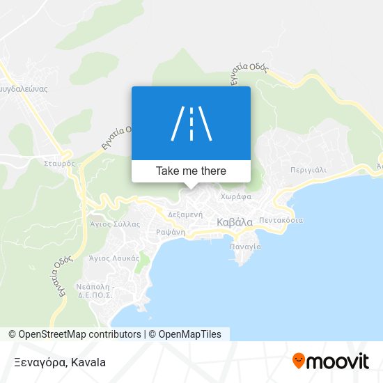 Ξεναγόρα map