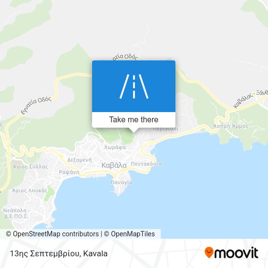 13ης Σεπτεμβρίου map