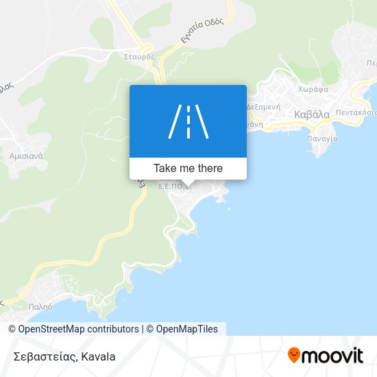 Σεβαστείας map