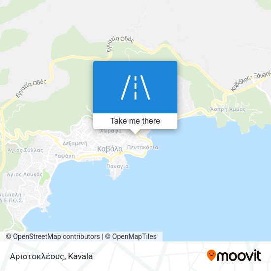 Αριστοκλέους map