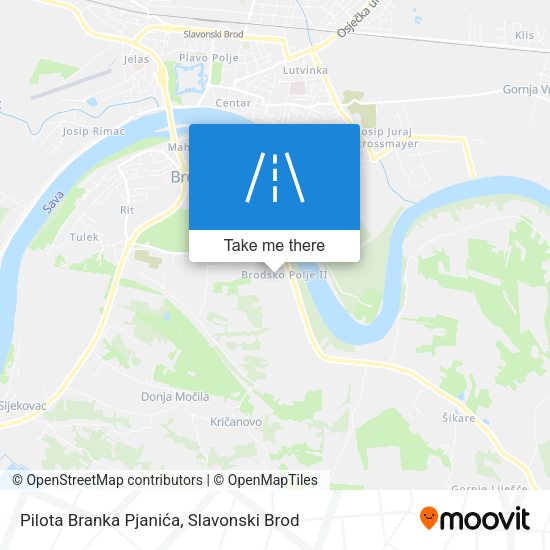 Pilota Branka Pjanića map