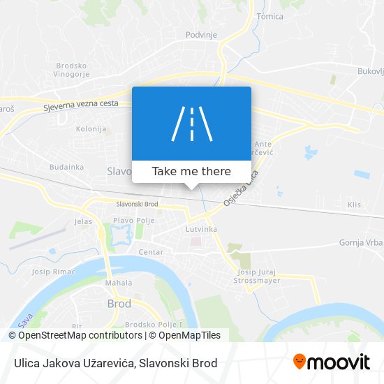 Ulica Jakova Užarevića map