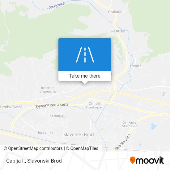 Čaplja I. map