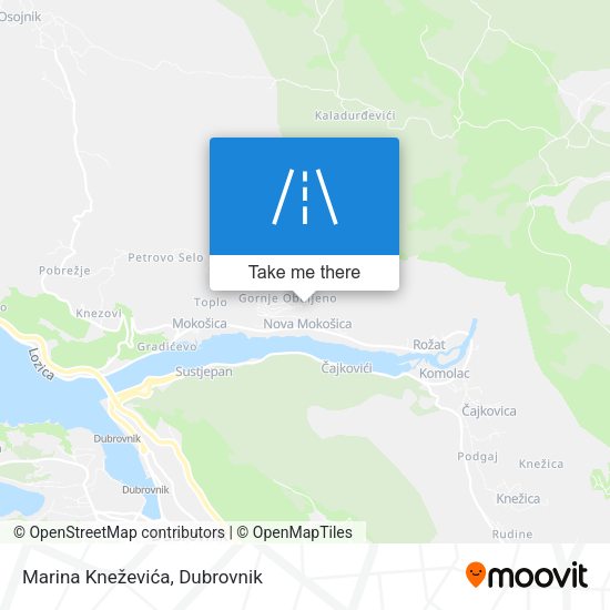 Marina Kneževića map