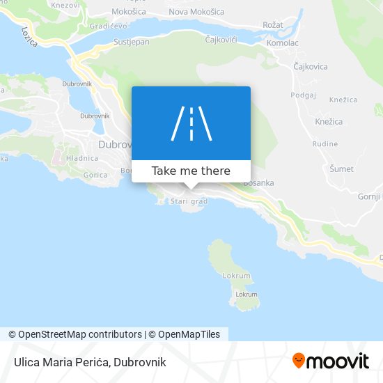 Ulica Maria Perića map