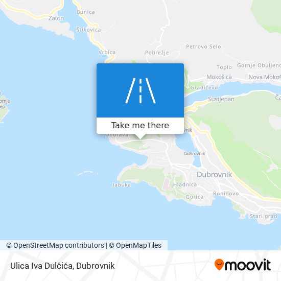 Ulica Iva Dulčića map