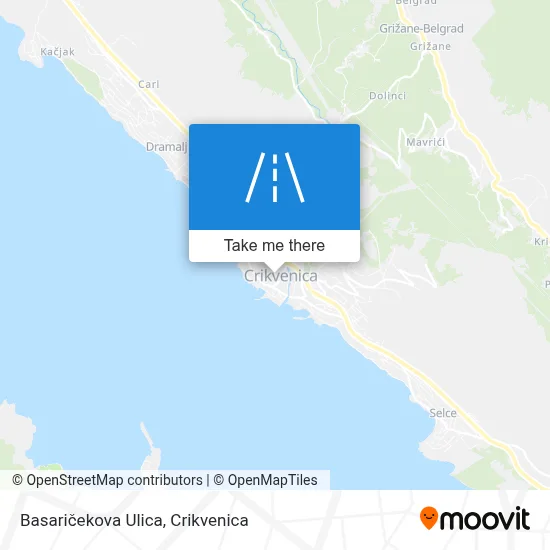 Basaričekova Ulica map