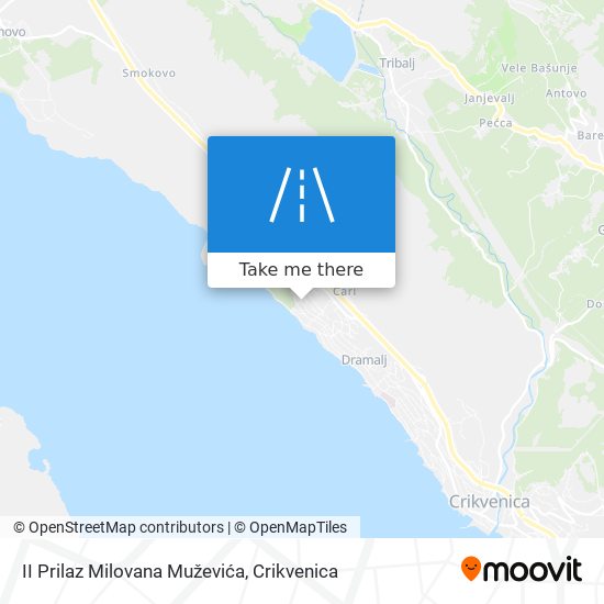 II Prilaz Milovana Muževića map