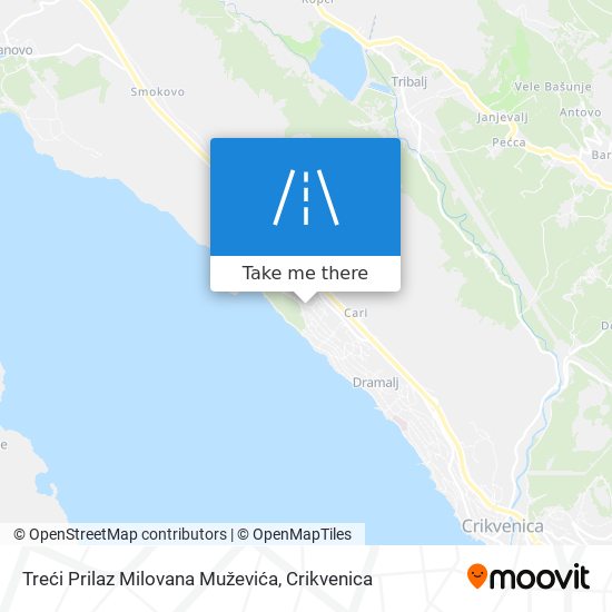 Treći Prilaz Milovana Muževića map