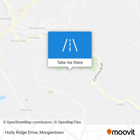 Holly Ridge Drive map