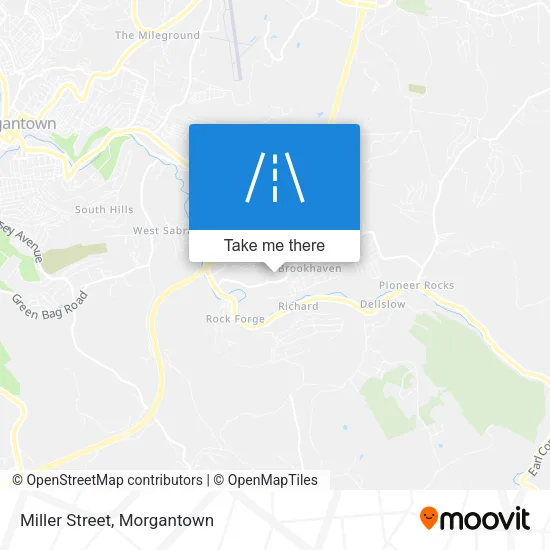 Mapa de Miller Street
