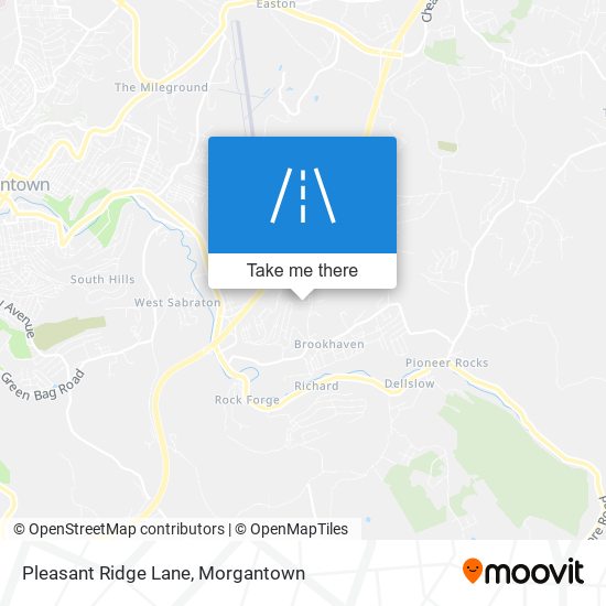 Pleasant Ridge Lane map