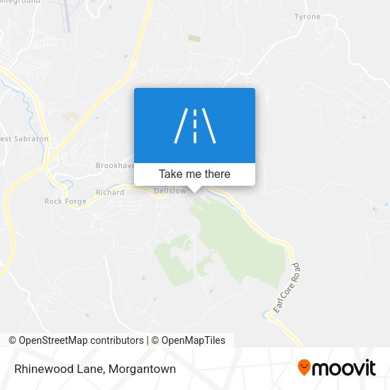 Mapa de Rhinewood Lane