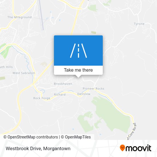 Westbrook Drive map