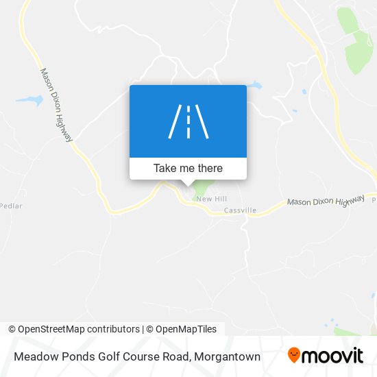 Mapa de Meadow Ponds Golf Course Road