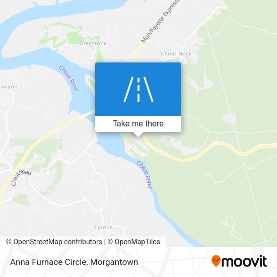 Anna Furnace Circle map